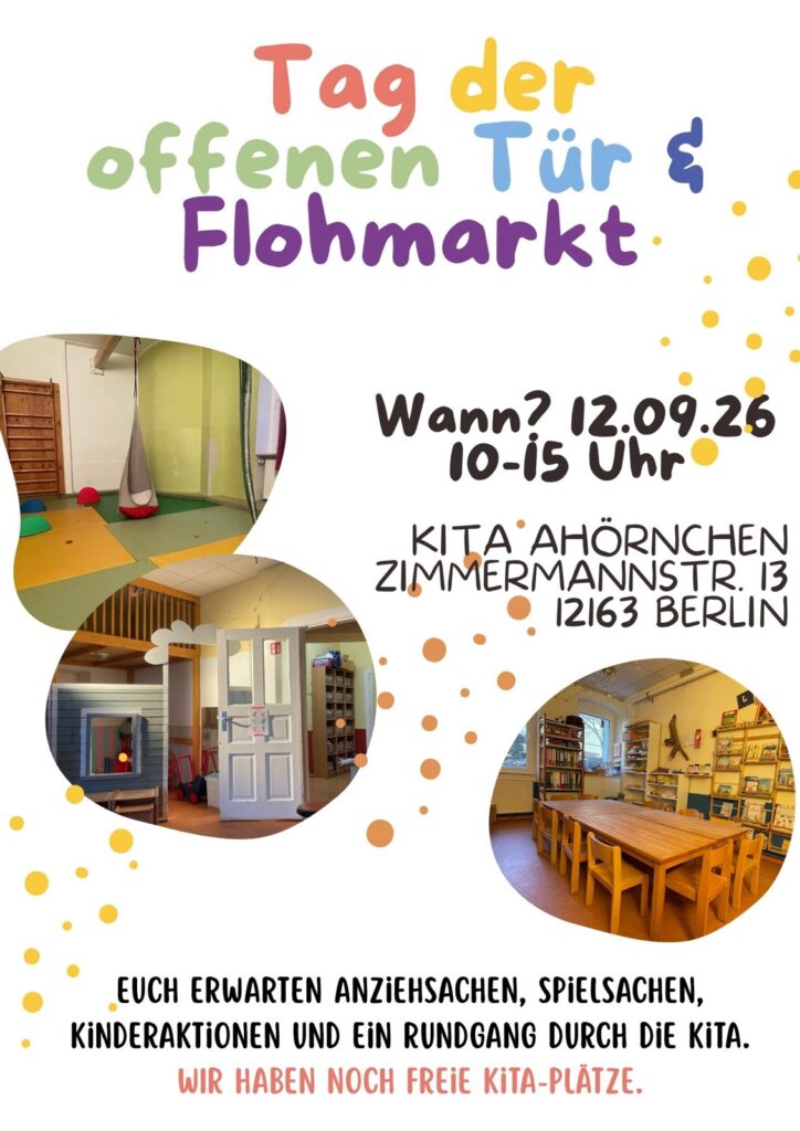 Flyer für den Tag der offenen Tür am 12.09.2026 ab 10 Uhr.